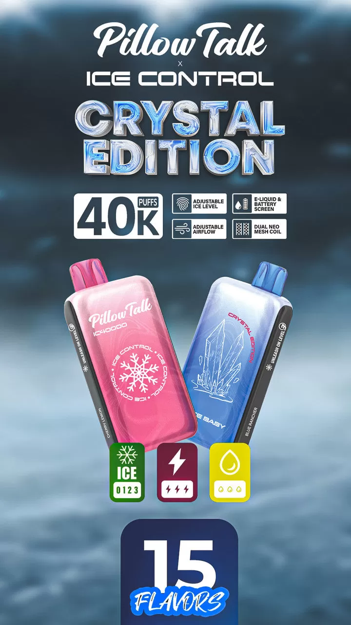 Pillow Talk IC40000 Ice Control - Sour Apple Ice - Vapeciga - Image 2