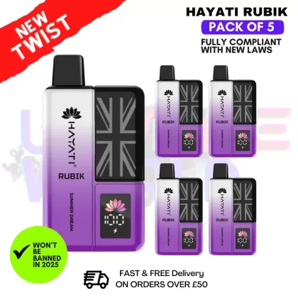 Hayati Rubik 7000 Puff Summer Dream [PACK OF 5]
