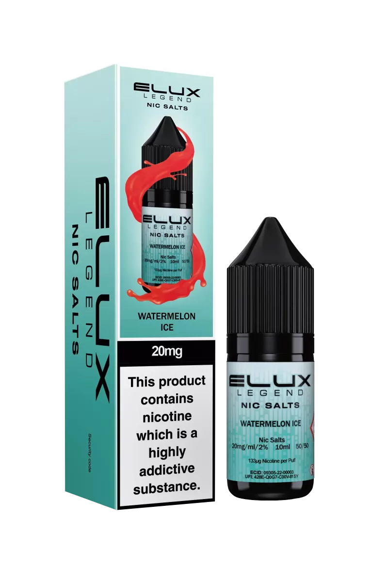 Watermelon Ice Nic Salt By Elux Legend - 20mg