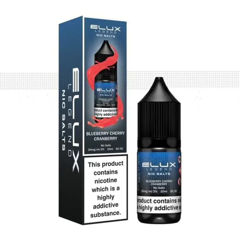 Elux Legend Nic Salt 10ml E Liquid 10mg | 20mg 50/50 VG/PG – Pack Of 10x