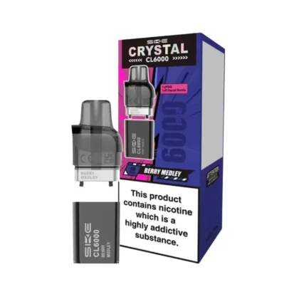 SKE Crystal CL6000 Prefilled Vape Pods - Double Apple