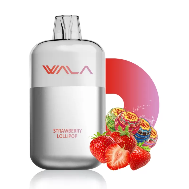 Wala Pop 10000 Puffs – Strawberry Lollipop