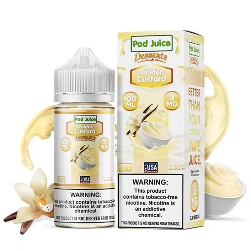 Golden Custard – Pod Juice – 100mL