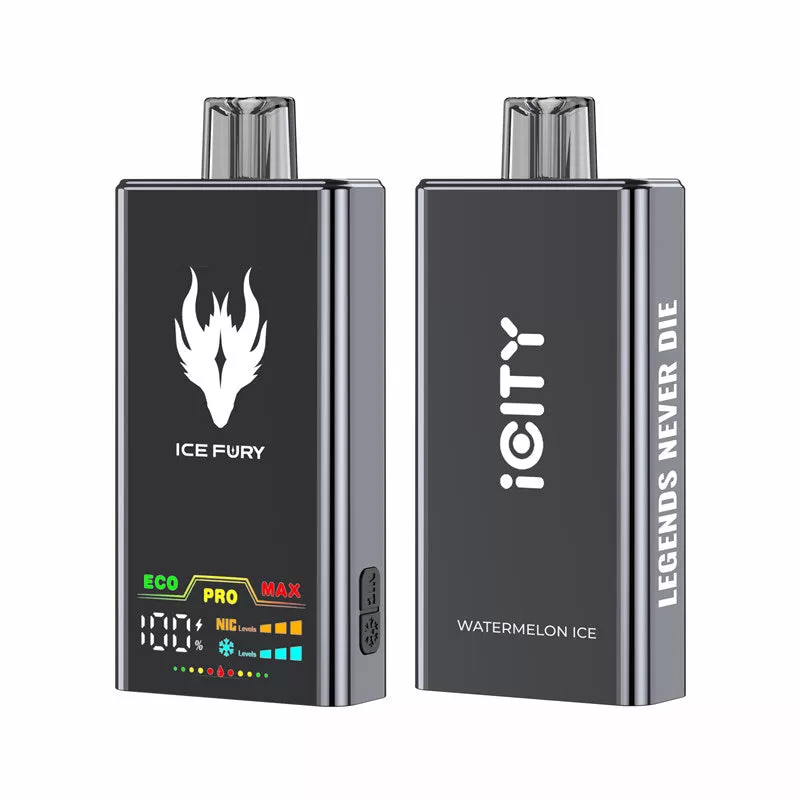 iCity ICE FURY 40K Disposable Kit 900mAh 26ml (40000 Puffs) - Cherry Strazz / 50mg / 1pc / CN-SZ Warehouse - Image 3