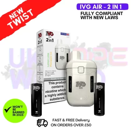 IVG Air 2 in 1 Cream Edition Prefilled Pod Kit