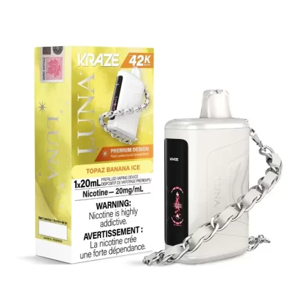 Kraze Luna – Topaz Banana Ice - Ecigdepot