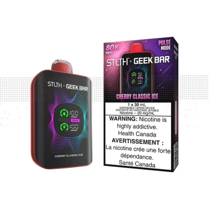 STLTH X GEEK BAR DISPOSABLE – CHERRY CLASSIC ICE - Eliquidsupply