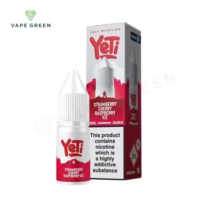 Strawberry Cherry Raspberry Ice Nic Salt E-Liquid by Yeti Summit