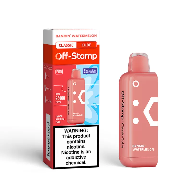 Made in Indonesia | X-CUBE Classic Cube 25K Disposable POD – 25000 Puffs - Bangin Peach - Image 3