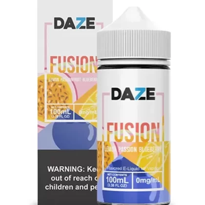 Lemon Passion Fruit Blueberry Fusion DAZE E Liquid 120ml - 3mg