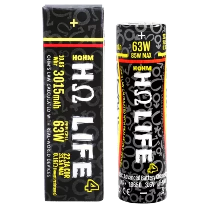 HOHM TECH LIFE 4 18650 3015MAH 22.1A Battery - 1 Pack, 2 Pack