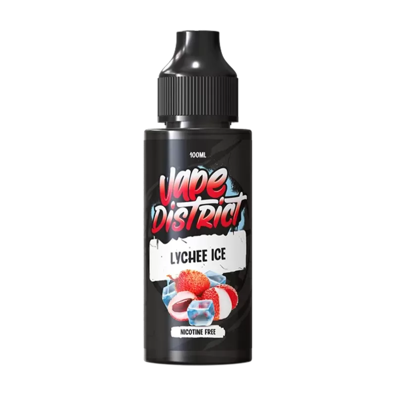 Lychee Ice by Vape District 100ml - ICE NIC SHOTS (+£1.99)