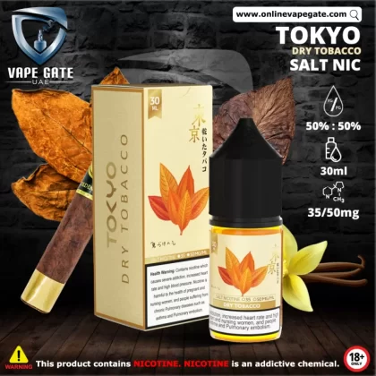 Tokyo Dry Tobacco Saltnic 30ml - 30 mg - 30 ml