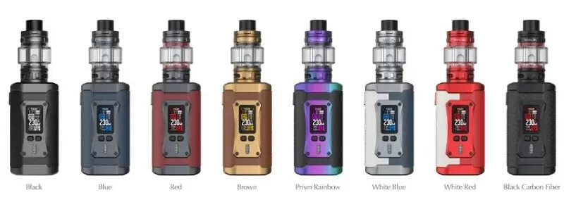 Smok Morph 2 Vape Kit - Colour#Prism Rainbow>Carbon Fibre>Black (3BFF2B)