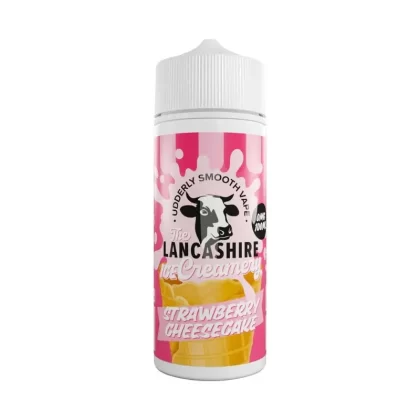Strawberry Cheesecake Shortfill e-Liquid by The Lancashire Ice Creamery