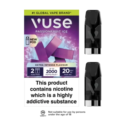 Passion Fruit Ice Vuse Pro Pods - 10mg - Vape Product