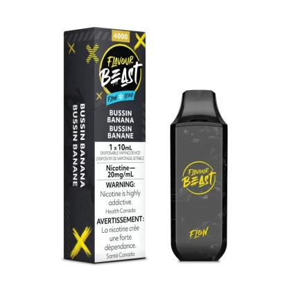 Flavour Beast Flow Rechargeable Disposable 4000 Puffs -Bussin’ Banana Ice - Ecigdepot