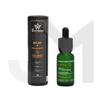Dr Watson 3000mg Broad-Spectrum Relief CBD Oil 20ml
