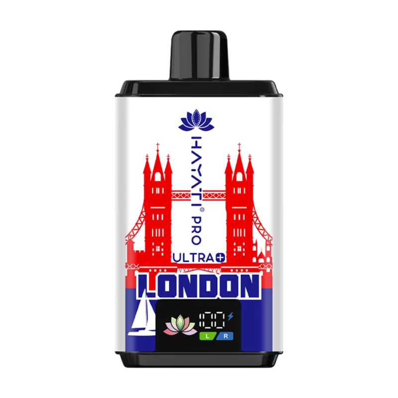 Hayati Pro Ultra Plus 25000 London Souvenir Edition - Blue Razz GB - London Eye - Ecigwizard - Image 3