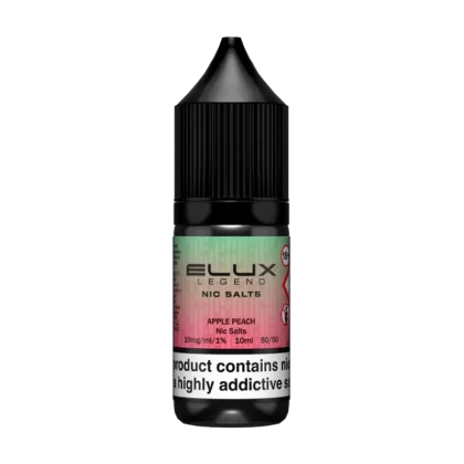 Apple Peach Nic Salt by Elux 10ml - 10mg - Vape Product (CE0FB6)