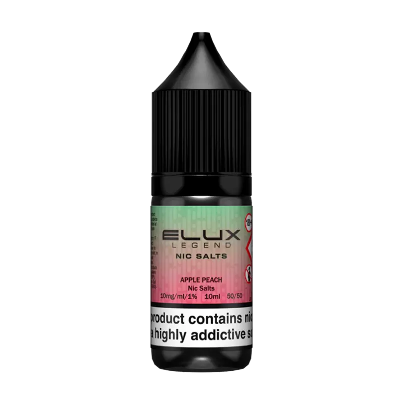Apple Peach Nic Salt by Elux 10ml - 10mg - Vape Product (CE0FB6)