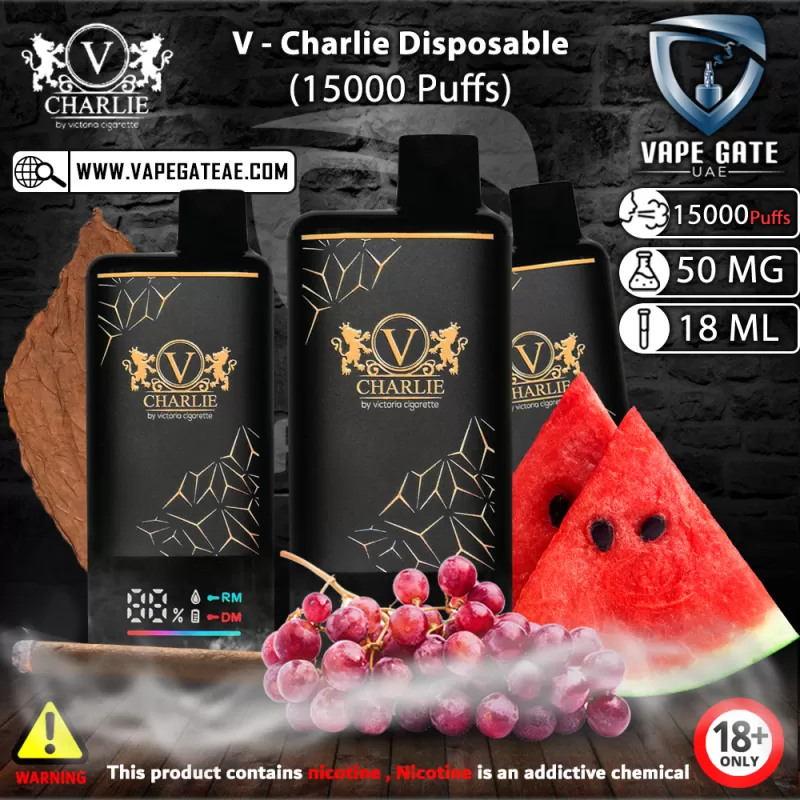 VICIG Charlie Disposable Pod Device (15000 Puffs) - Black Grape / 50 mg