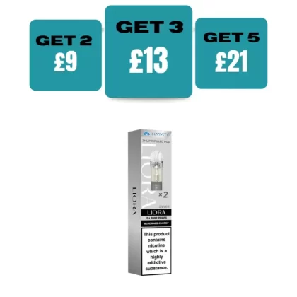 Hayati Liora Prefilled Pods - £4.99 or 2 for £9 - Red Apple Ice