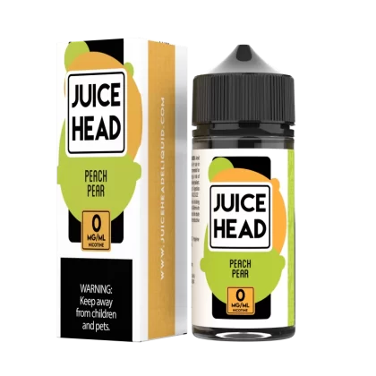 Juice Head - Peach Pear - 100ML E-Liquid - 6MG