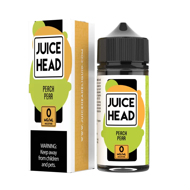 Juice Head - Peach Pear - 100ML E-Liquid - 6MG
