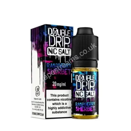 Raspberry Sherbet Nic Salt E-Liquid by Double Drip - Vapestreams Co