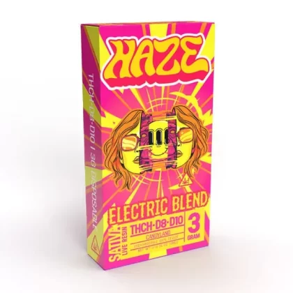 Haze Electric Blend Live Resin Disposable Vape Candy land 3 grams