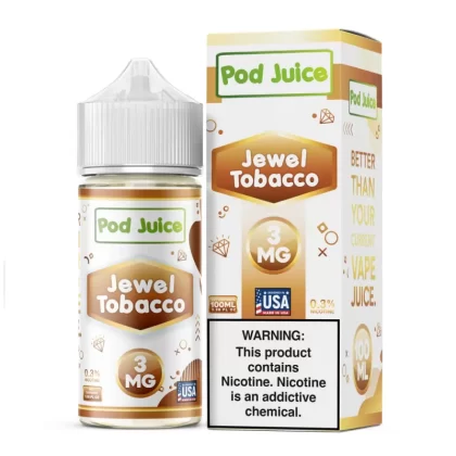 Pod Juice - Jewel Tobacco - 100ML E-Liquid - 0MG