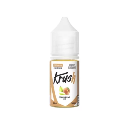 Drip Down Krush Series Salt – Peach Pear Ice 30ml (30, 50 mg) - Vapebazaar Pk