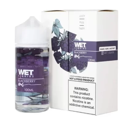 WET LIQUIDS Blackberry E-liquid 100ml - Vape Product, Vape Product