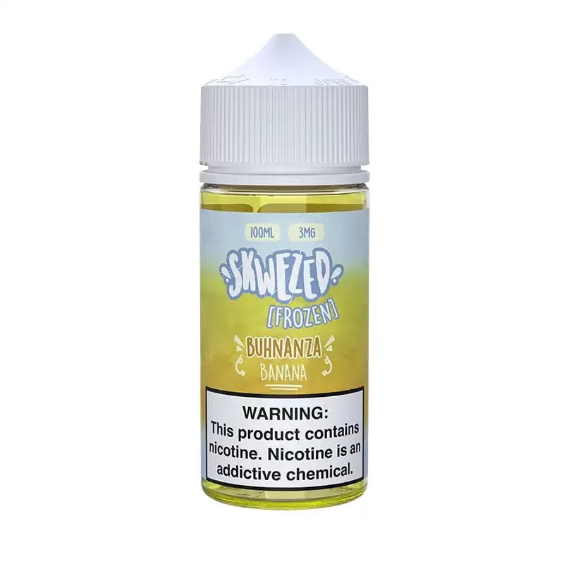 Skwezed Banana Ice 100ml - Vape Product, Vape Product (98F36C)