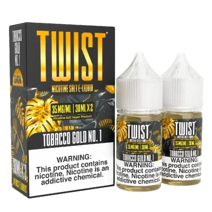 Tobacco Gold No. 1 SALT – Twist E-Liquids – 60mL