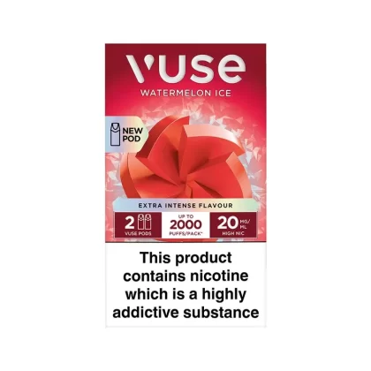 Vuse Extra Intense Watermelon Ice Pods (2 Pack) - Strength#20mg>10mg