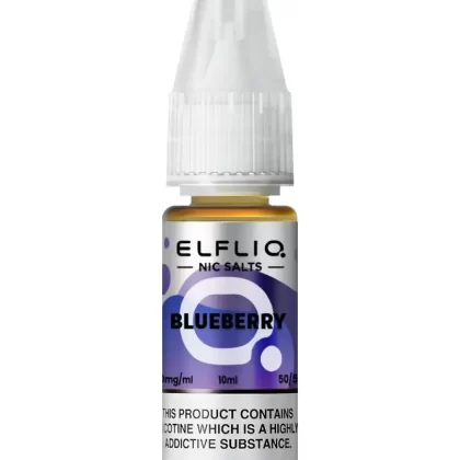 Elf Bar Elfliq Blueberry Nic Salt Vape Juice - Strength