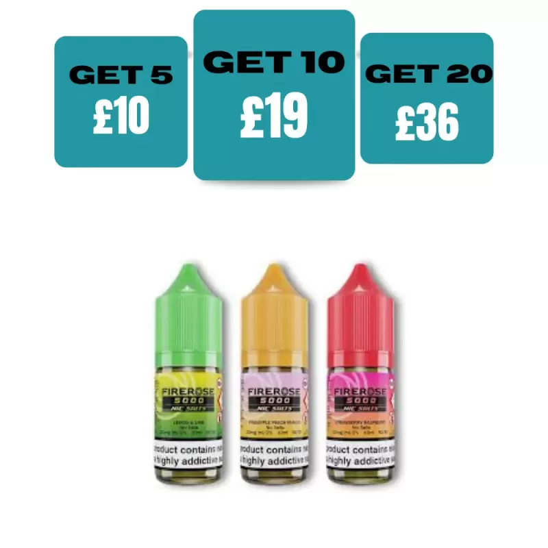 Firerose 5000 Nic Salt 10ml E-liquids - Pineapple Peach Mango / 10mg