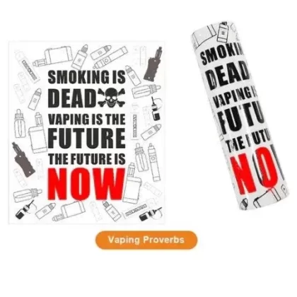 Smoking is Dead 21700 Battery Wraps 4 Pack - Ejuicewarehouse