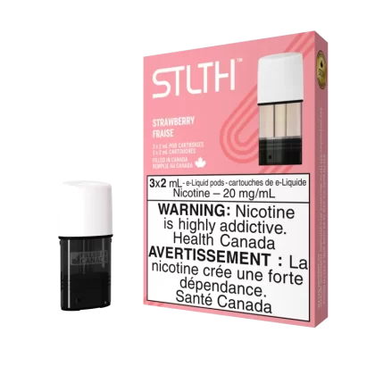 STLTH Pod Pack - Strawberry - 20 mg/mL (wholeseller) - Excise ON, BOLD 50 (20 mg/mL)(wholeseller) - Excise ON (89243F)