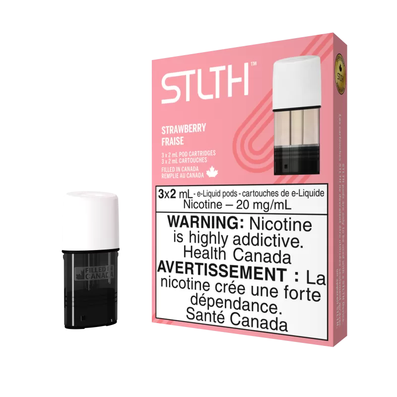 STLTH Pod Pack - Strawberry - 20 mg/mL (wholeseller) - Excise ON, BOLD 50 (20 mg/mL)(wholeseller) - Excise ON (89243F)