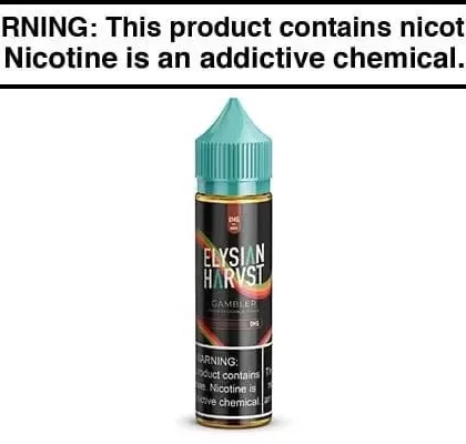 GAMBLER BY ELYSIAN 120ML - Vapejuice