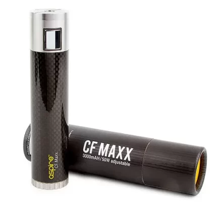 Black Aspire CF MAXX Sub Ohm battery 3000mAh 50W