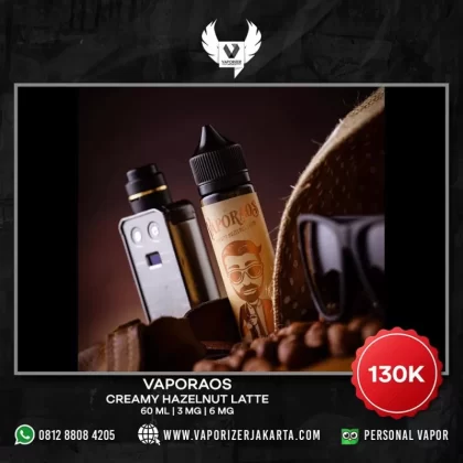 VAPORAOS CREAMY HAZELNUT LATTE 100 ML - 3 mg / 6 mg / 100 ml