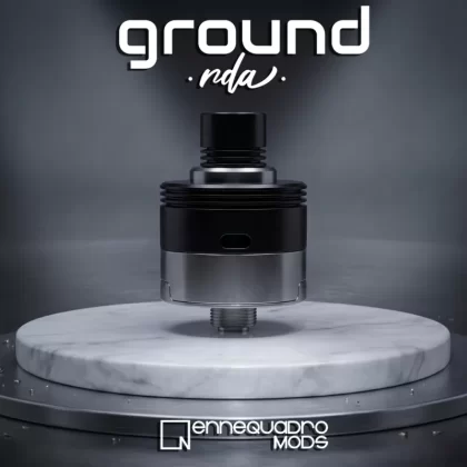 Ground DripTip Black Delrin – Ennequadro Mods
