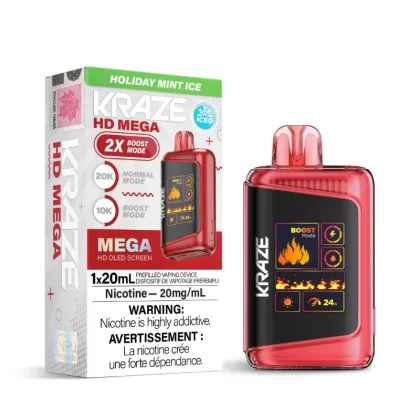 Kraze HD Mega Holiday Mint Ice (20K Puffs) Disposable Vape