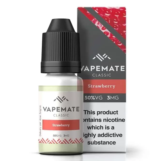Vapemate Strawberry E Liquid (10ml)