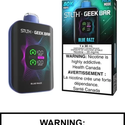 Blue Razz STLTH x Geek Bar 80K Disposable Vape