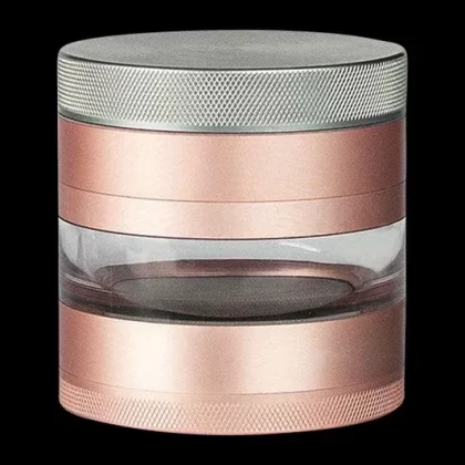 Kannastor 4-Piece Jar Body Grinder - Size#2.2">2.5"~Color#Silver>Black>Gunmetal>Rose Gold